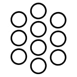 LT Easiyl 10pcs Auto Kühler Dichtungsring Getriebe Ölkühler Leitung Rohr Dichtungsring Fluoror Gummi Dichtung O Ring 17211742636 Kompatibel mit BMW E31 E36 E38