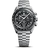 Pagani Design 1701 Herrenuhr Herren Quarzuhr, Japanisches VK63 Uhrwerk, 100 Meter wasserdicht, Saphirglas Chronograph, Luxus-Sportuhr aus Edelstahl.