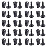 Einsteckmutter mit Torx Schrauben Klammer Radlauf Spreizmutter Schraubentülle Stoßstange Radkasten Kotflügel Befestigungsclips für Touareg 7L Golf 4 Golf 6 Ven-to A4 B5 B6 8E A4 B7 A6 C5 4B A6 4G C7