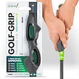 GOLF-GRIP Golf Grip Trainer für Links- & Rechtshänder Golfer - Aufsteckbare Golf-Trainingshilfe für die richtige Handposition & Schwungtechnik - Schlagen Sie gerader, längere Schläge & Fix Slices oder