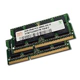 4GB Dual Channel Kit HYNIX original 2 x 2048MB 200 pin DDR2-667 (PC2-5300) SO-DIMM Double Side für DDR2 NOTEBOOKs