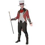 W WIDMANN MILANO Party Fashion - Kostüm Böser Zirkusdirektor, Dompteur, Showman, Halloween Verkleidung