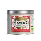 Kusmi Tea - St. Petersburg - Schwarzer Tee Earl Grey Aromatisiert Bergamotte, Rote Früchte & Karamell - Loser Tee - 100 g Metalldose - Menge für etwa 50 Tassen