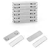 Ninyoon Magnetischer Bildaufhänger für die Wand, magnetisches Bilderrahmen-Poster-Aufhängesystem, starke Wandmagnete mit rutschfestem Design – 4,5 x 1,3 cm (6er-Pack)