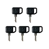 5 Stück Zündschlüssel M76975 M73153 TCA24616 für John Deer e Frontmäher F1145 F510 F525 F710 F725 F735 F911 P912 F915 Rasentraktor GT245 GT262 GT275 X720 X724 X728 X729 X740 X744