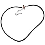 Magnetkette edle Kautschuk Magnetschmuck Kette Energetix 4you 1016 Plus Magnetanhänger Magnetix 419 Länge L-XL