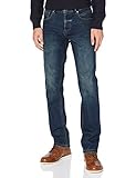 Camel Active Herren Relaxed Fit Woodstock Loose Fit Jeans, Mittel Blau 82, 36W / 32L