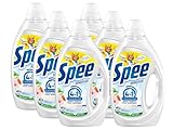 Spee Sensitive Waschmittel 4 + 1 (6 x 22 Waschladungen), Vollwaschmittel mit 4 + 1 Formel vereint Reinheit, Strahlkraft, Frische & Nachhaltigkeit, 20° - 95° C