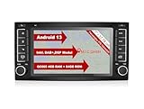 M.I.C. AVT7 Android 13 Autoradio mit navi Qualcomm Snapdragon 665 6G+64G Ersatz für VW T5 multivan Touareg mit RNS 510: SIM DAB Plus Bluetooth 5.0 WiFi 2din 7" IPS Panzerglas Bildschirm USB