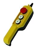 Hängetaster 3 Tasten Not-Aus Auf/Ab Kransteuerung Steuerflasche, JSJHD03-01