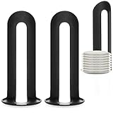 com-four® 3X Pad-Heber für Kaffeepads, Zubehör für Kaffeepaddosen, praktischer Pad-Lifter für Kaffeedosen, einfache Entnahme von Coffeepads (Zubehör - 3 Heber - schwarz)