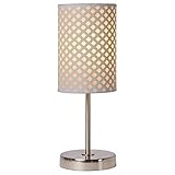 Tischleuchte & Nachttischlampe Effektvolle aus in weiß MODA E27 Metall Schlafzimmer | 1-flammig