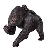 XXL Gorilla mit Kind LEBENSGRO~AFFE Premium 120cm~Garten DEKO Dekoration~Figur!
