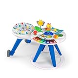 Baby Einstein, Around We Grow 4-in-1 Spieltisch & Lauflernhilfe mit Lichtern & Musik, Lauflernwagen mit Spielstation,15 Aktivität Spielzeug, 360° drehender Sitz, höhenverstellbar, Kinder ab 6 Monaten