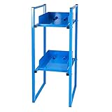 ADB Fassregal 1x / 2x 30/60 Liter Fass Chemieregal Fasslager Abfüllplatz Regal, Grösse:2x 30/60 Liter