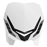 Polisport 8670800001 - E-BLAZE Kohlefaser-Scheinwerfer mit LED-Lampe, kompatibel mit allen Motocross-/Enduro-Modellen in Farbe weiß, Weiss