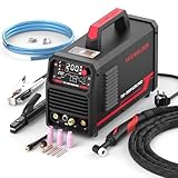 YESWELDER 200A AC/DC Aluminium WIG Schweißgerät mit Großer LED-Anzeige, Digital Inverter ARC/TIG 230V WIG Schweißgerät