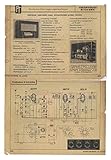 Telefunken B744GWK. Fünfkreis-Überlagerungsempfänger. Superhet. Rundfunk-Empfänger. Radio. Schaltplan & Datenblatt aus Funk-Technik Nr. 13/1948 original