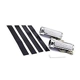 Chrom 1,25'' 32mm Highway Sturzbügel Rahmen Fahrblinker für Harley Victory Dyna XL Cruiser Chopper Custom (Klar)