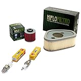 Wartungspaket Luftfilter + Ölfilter + Zündkerzen für Yamaha XV 1000 TR1 XV 750 SE 5A8 5G5 Baujahr 1981-1984