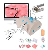 UIGJIOG Simulation Training Box Home Laparoscopic Trainer Box Simulator Laparoscopic Simulator Laparoscopic Endo Trainer Kit with 10 Training Modules 4 Surgical Instruments