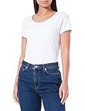 ONLY Damen T-Shirt Onllive Love Life Basic Damenshirt 15205059 White S