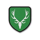 Copytec Patch Jagd Geweih Gehörn Wild Hirsch Rehbock Blattschuss Weidwerk #44715