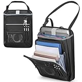 Luxja Auto Organizer Tasche Beifahrersitz, Organizer Tasche für Autositz, Schwarz