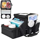 Autositz Organizer, Beifahrersitz Organizer Kinder mit ​​Thermotaschen​, Kofferraum Organizer für Vorderen Rücksitz mit Getränkehalter und Autoaufbewahrung für Spielzeug, Bücher, Snacks
