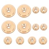 HOMOCONO 12 Stück Uhrzeigermuttern: Messing, Für Wanduhren, Antike Uhren, Uhrwerk, Mechanismus, DIY-zeigermuttern, Ersatzteile, Reparaturwerkzeuge