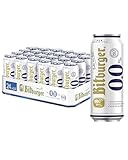 BITBURGER® 0,0% Pils Alkoholfrei | Dosen-Bier (24x 0,5l) | Hopfenbetonter Pilsgenuss | Aus Besten Hopfensorten | Nach Deutschem Reinheitsgebot Gebraut