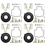 Motorradteile Motor Vergaser Reparatursatz Schwimmermembranbaugruppe Für ZZR1100 Für ZX1100 Für ZZR Für ZX 1100 Umbausätze(4 Sets)