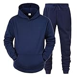 Asija Trainingsanzug Herren Jogginganzug für Männer Langarm Sportanzug Freizeitanzug Set Jogginghose Sweatshirt Hoodie Hose für Gym Fitness Sportbekleidung Trainingsjacke Sportjacke Tracksuit