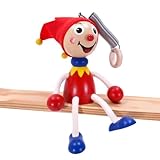 Brink Holzspielzeug Schwingfigur Kasper Narr – Handgefertigte Dekoration aus Holz