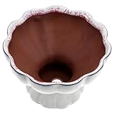 BESPORTBLE Mund Pflanzer Lila Sand Übertopf Desktop Sukkulenten Blumentopf Chinesischer Übertopf Handwerk Blumentopf Wohnkultur