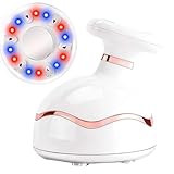 Cellulite Massagegerät, Gerät Anti Handmassagegeräte mit Ultraschall RF EMS rotem blauem Licht Vibration Negative Ionen Geeignet für Nacken, Bauch, Taille, Arme, Beine, Gesäß
