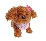 Simba 105890015 - Chichi Love Tea Cup Poodle Puppy, Plüschhund läuft, bellt, wackelt mit dem Schwanz, 16cm, ab 3 Jahren