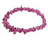 Roter Turmalin (Rubellit) Splitterarmband | Hochwertiges Edelstein Armband | Lebensquelle Plus