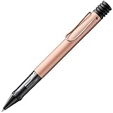 LAMY Lx Kugelschreiber 276 – Kuli aus Aluminium in der Farbe Rosegold mit transparentem Griffstück und veredeltem Metallclip – Mit Großraummine – Strichbreite M