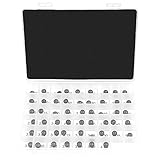 Road Passion 9.48mm Ventil Shim Ventileinstellplättchen Kit 1.2mm-4mm 156 pcs für GSX1300BK B-King/GSX650F 2008 / GSX1300R Hayabusa 1999-2011 / GSX600F Katana 1988-1997