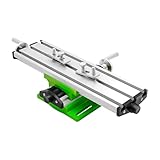 Fräsmaschinen Arbeitstisch, Multifunktions-Kreuzschlitten Tischfräsmaschine, Hochpräzisions Verbundbohrschlitten Tisch für Tischbohrmaschine, X-Achse und Y-Achse Verstellbar