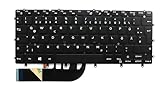 LeFix Original Tastatur QWERTZ Deutsch für Dell XPS 13 9343 9350 9360, für Inspiron 15-7000, 7547, 7548 Laptop Notebook，mit Hintergrundbeleuchtung ，ohne Rahen