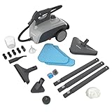 Techweise Dampfreiniger TS1 – 3,6 bar Hochdruck, 40 Min. Dauerdampf – 1,5 l Tank, 1.500 W Leistung – 24-teiliges Zubehör für Böden, Küche, Bad & mehr, steam cleaner & Desinfektionsgerät