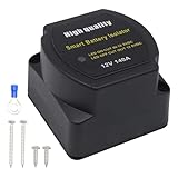 HISports 140A Spannung empfindliches Relais (VSR),Batterietrenner,IP67 Doppelbatterie Isolator Automatisches Batterie Trennrelais Kompatibel mit KFZ ATV UTV Wohnmobil Boot Wagen