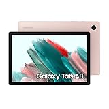 Samsung Galaxy Tab A8, Android Tablet, WiFi, 7.040 mAh Akku, 10,5 Zoll TFT Display, vier Lautsprecher, 32 GB/3 GB RAM, Tablet in Pink Gold