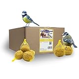 Lyra Pet® 200 x 90 g Meisenknödel mit Netz HK Deutschland Vogelfutter Ganzjahresknödel Fettfutter Wildvögel Wildvogelfutter