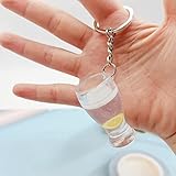 MYVZO 5cm Cola Tasse Schlüsselanhänger Unisex Erfrischender Schlüsselanhänger Shop Aktivität Geschenk Harz Getränkebecher Tasche Anhänger Schmuck