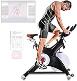 Sportstech Premium Ergometer Heimtrainer mit 25KG Schwungrad & Multiplayer APP | inkl. Pulsgurt | Hometrainer Fahrrad für Zuhause | Trainingsgeräte für das Ausdauertraining| Indoor Cycling Bike SX500