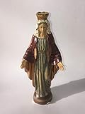 Amsel Madonna Madonnenfigur 14 cm hoch, weißlich, Figurine, Figur, Religios, Heimdeko, Blau, Weiß