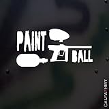 Aufkleber/Sticker Paintball Makierer Gotcha Knarre Waffe Hopper HP 15x7cm #A515